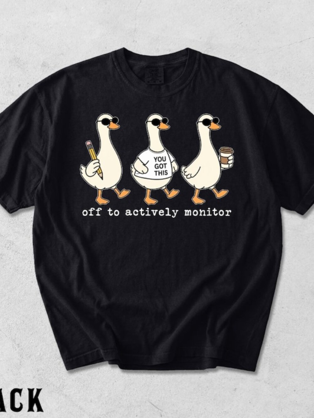 Test Day Goose Shirt, You Got This Teacher Tee, Off To Actively Monitor 261